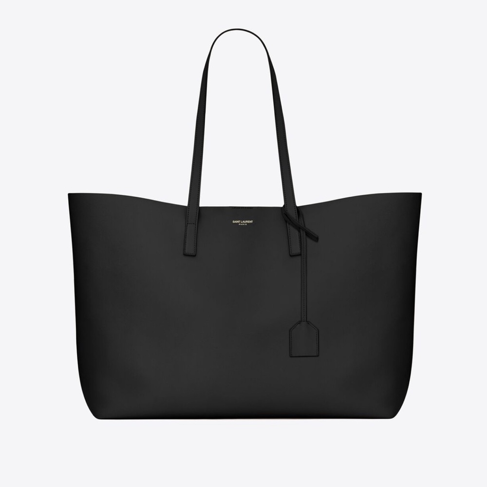 SHOPPING SAINT LAURENT E/W IN SUPPLE LEATHER